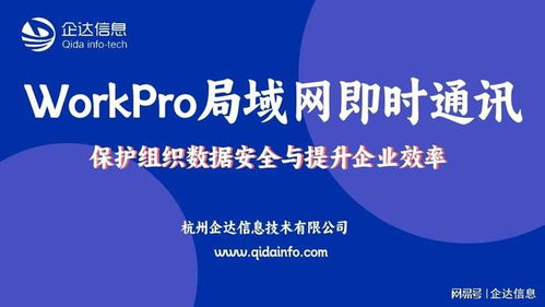WorkPro局域网即时通讯软件 保障组织数据安全与提升企业效率